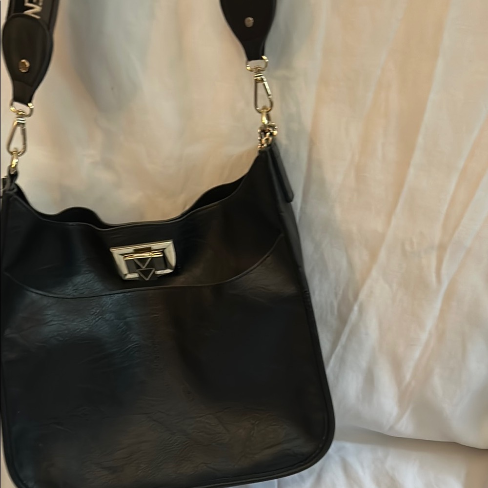 Steve Madden Elegant Black Shoulder Bag